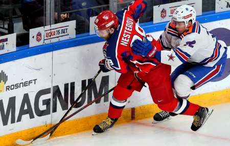 ЦСКА разгромил СКА в полуфинале серии плей-офф КХЛ
