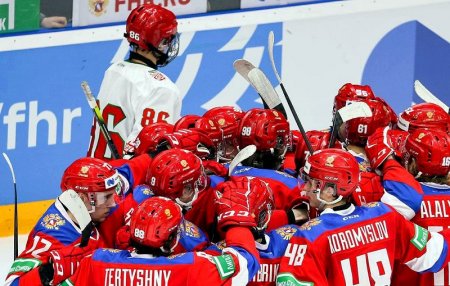 Сборная России по хоккею выиграла у Белоруссии и вышла в финал турнира в Санкт-Петербурге