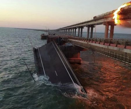 Крымский мост 8 октября взрыв пожар