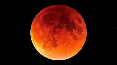 Полное Лунное затмение Кровавая Луна