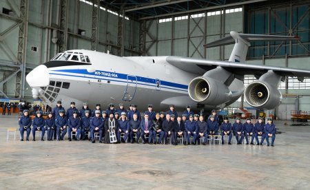 Ростех передал Минобороны РФ новый военно-транспортный Ил-76МД-90А