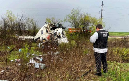 Вертолёт Ансат упал в Волгоградской области