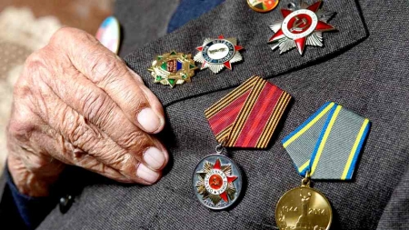 Ветеран ВОВ. Медали. 9 мая