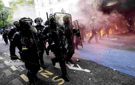 Протесты во Франции 2023